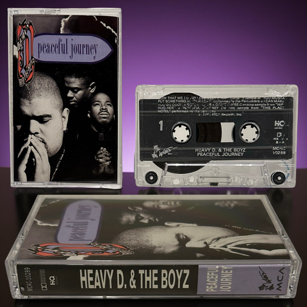 •HEAVY D. & THE BOYZ - PEACEFUL JOURNEY• ~1991 OG PRESSING~ (CASSETTE TAPE)