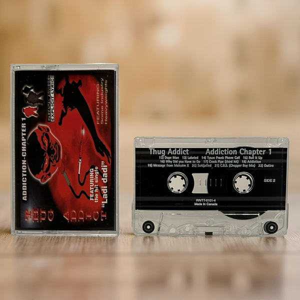 •THUG ADDICT - ADDICTION CHAPTER 1• ~2000 OG PRESSING~ (CASSETTE TAPE)