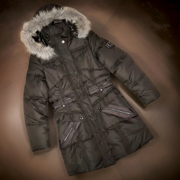 *ROCAWEAR* (BLACK) MID WEIGHT TRENCH COATS FOR WOMEN