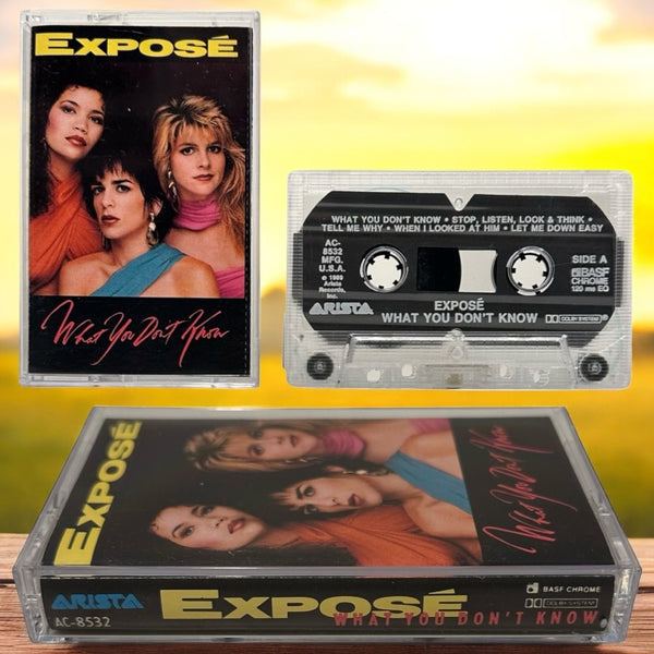•EXPOSE - WHAT YOU DON’T KNOW• ~1989 OG PRESSING~ (CASSETTE TAPE)