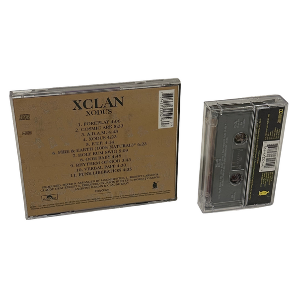 •XCLAN ~ XODUS• ~1992 OG PRESSINGS~ (CD & CASSETTE TAPE)