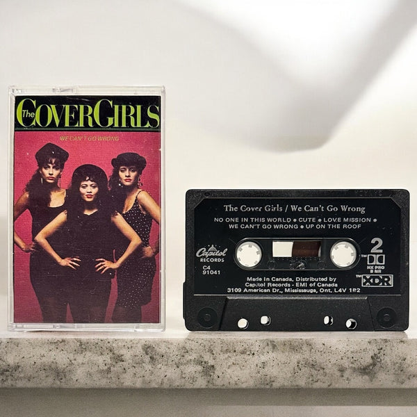 •THE COVER GIRLS - WE CAN’T GO WRONG• ~1989 OG PRESSING~ (CASSETTE TAPE) (CANADIAN BLACK SHELL)