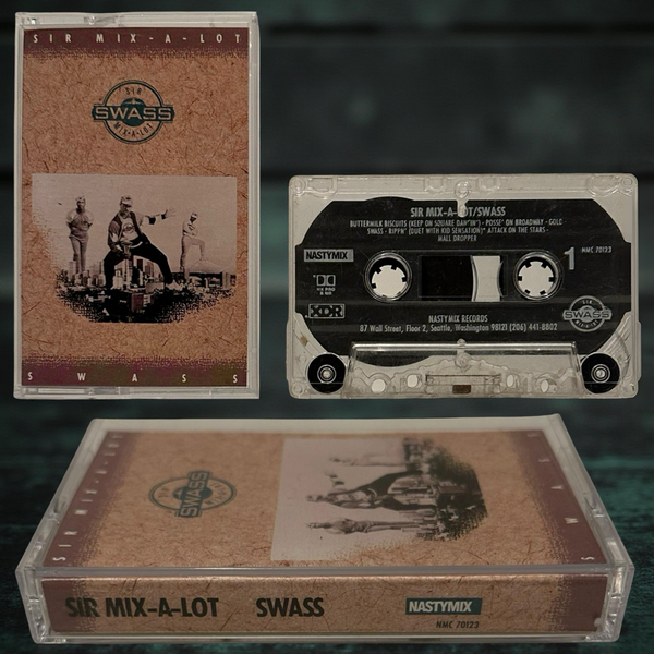 •SIR MIX-A-LOT - SWASS• ~1988 OG PRESSING~ (CASSETTE TAPE)