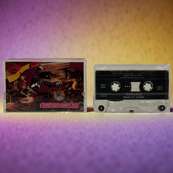 •RASCALZ - REALLY LIVIN’• ~1993 OG PRESSING~ (CASSETTE TAPE)