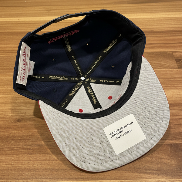 *ATLANTA BRAVES* Original Fit Snapback Hats by Mitchell & Ness