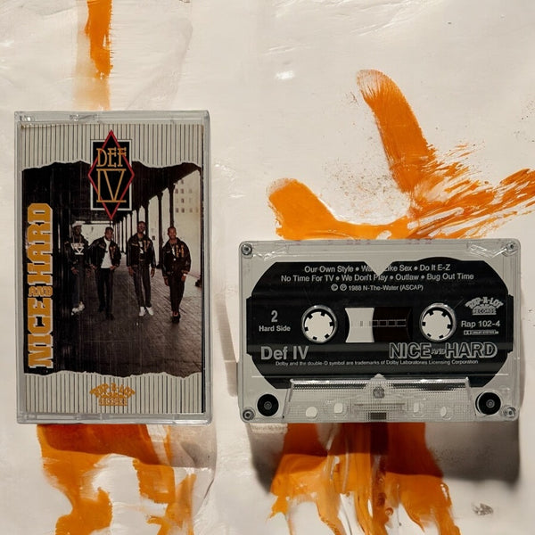 •DEF IV - NICE AND HARD• ~1988 OG PRESSING~ (CASSETTE TAPE)