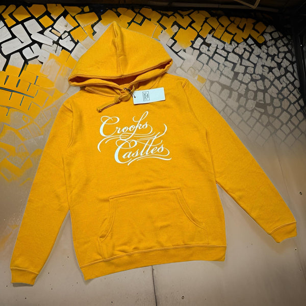 *CROOKS & CASTLES* (YELLOW GOLD) PULLOVER HOODIES FOR WOMEN