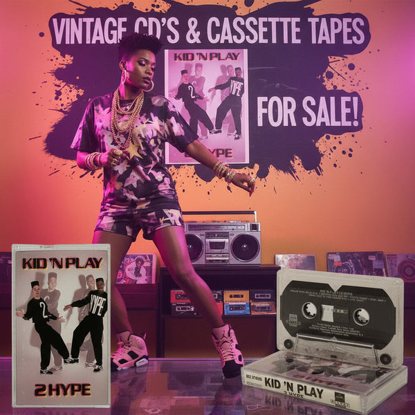 •KID ‘N PLAY - 2 HYPE• ~1988 OG PRESSING~ (CASSETTE TAPE)