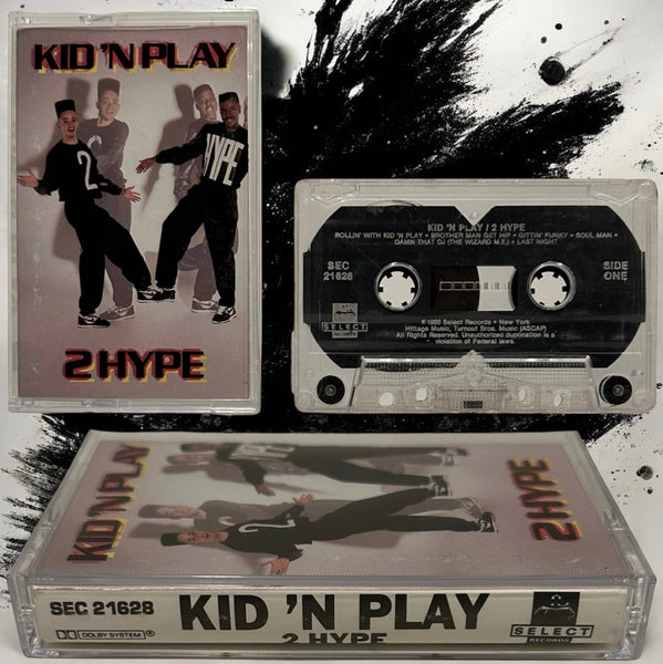 •KID ‘N PLAY - 2 HYPE• ~1988 OG PRESSING~ (CASSETTE TAPE)