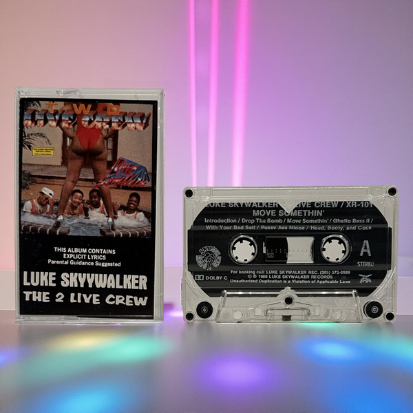 •LUKE SKYYWALKER THE 2 LIVE CREW - MOVE SOMETHIN’• ~1988 OG PRESSING~ (CASSETTE TAPE)