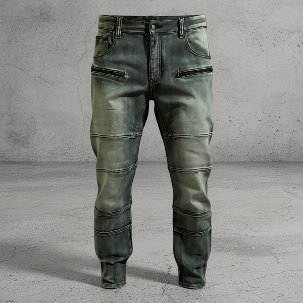 *AKADEMIKS* (GREEN) STRETCH DENIM FOR MEN (WAIST 38")