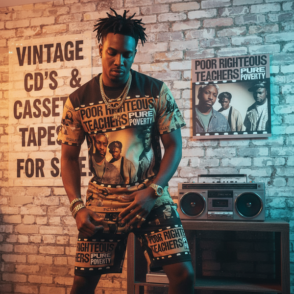 •POOR RIGHTEOUS TEACHERS - PURE POVERT• ~1991 OG PRESSINGS~ (CD & CASSETTE TAPE)