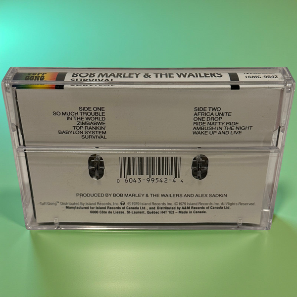•BOB MARLEY - SURVIVAL• ~1979 OG PRESSING~ (CASSETTE TAPE)