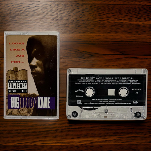 •BIG DADDY KANE - LOOKS LIKE A JOB FOR… ~1993 OG PRESSING~ (CASSETTE TAPE) (3)