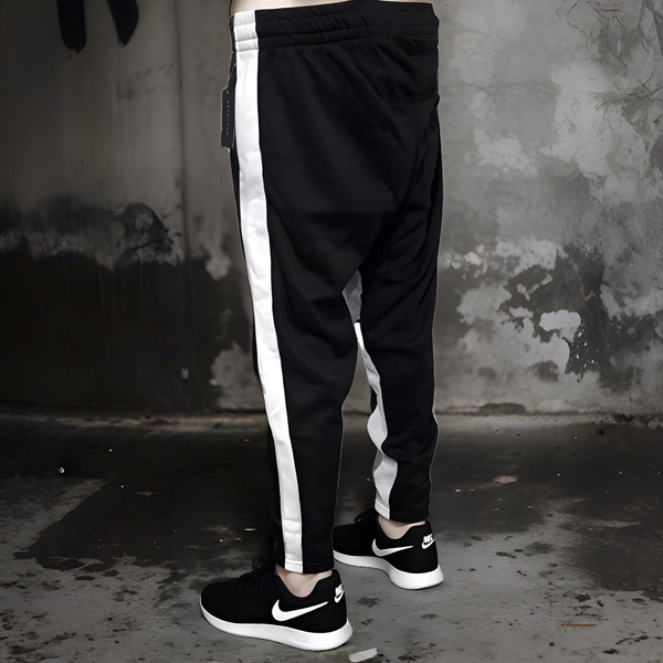 ^SEAN JOHN^ (BLACK) POLYESTER JOGGER SWEATPANTS (XB SIZED)