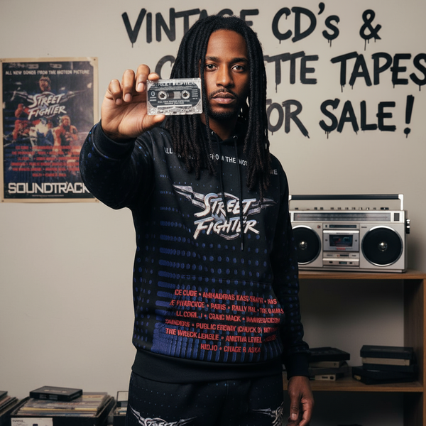 •STREET FIGHTER ~ ALL NEW SONGS FROM THE MOTION PICTURE• ~1995 OG PRESSING~ (CASSETTE TAPE)