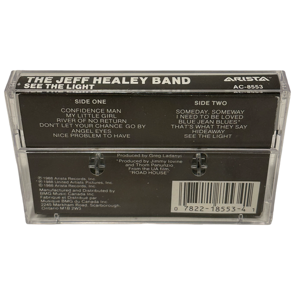 •THE JEFF HEALEY BAND - SEE THE LIGHT• ~1988 OG CANADIAN PRESSINGS~ (CD & CASSETTE TAPE)