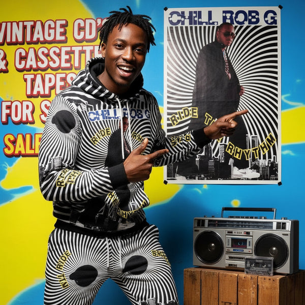 •CHILL ROB G ~ RIDE THE RHYTHM• ~1989 OG PRESSING~ (CASSETTE TAPE) (3)