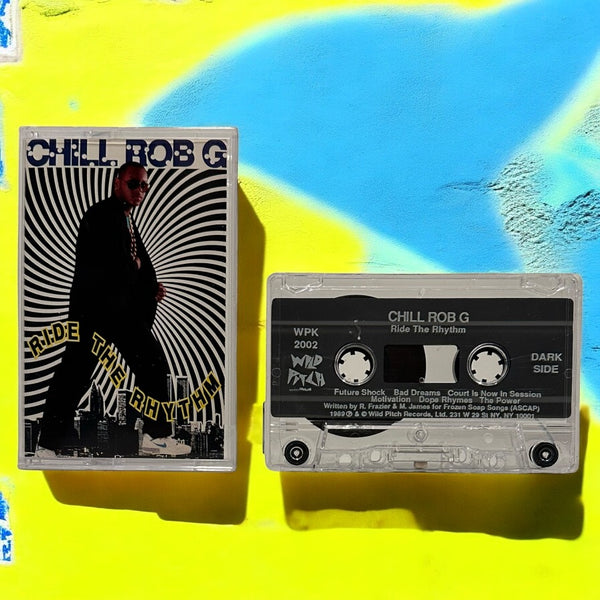 •CHILL ROB G ~ RIDE THE RHYTHM• ~1989 OG PRESSING~ (CASSETTE TAPE) (3)