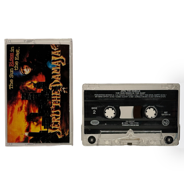 •JERU THE DAMAJA - THE SUN RISES IN THE EAST• ~1994 OG PRESSINGS~ (CD & CASSETTE TAPE)