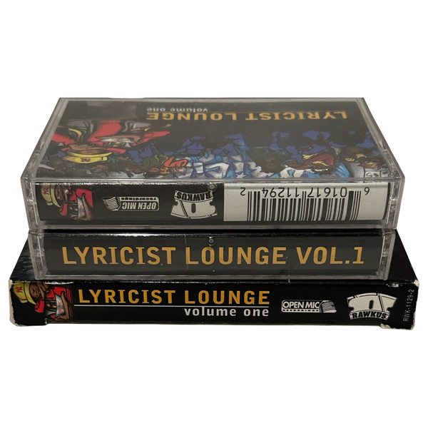 •LYRICIST LOUNGE - VOLUME ONE• ~1997 OG PRESSINGS~ (DOUBLE CD & DOUBLE CASSETTE TAPE)