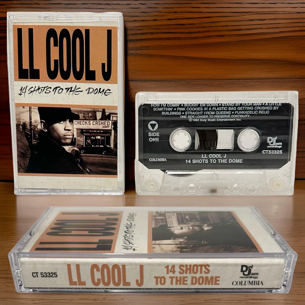 •LL COOL J - 14 SHOTS TO THE DOME• ~1993 OG PRESS~ (CASSETTE TAPE)