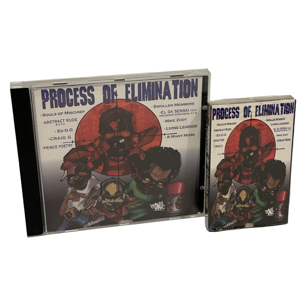 •PROCESS OF ELIMINATION - COMPILATION• ~1999 OG PRESSINGS~ (CD & SEALED CASSETTE SAMPLER)