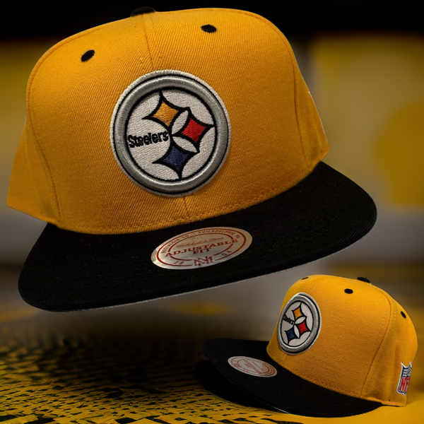 *Pittsburgh Steelers* snapback hats By Mitchell & Ness ~The Vintage Collection~