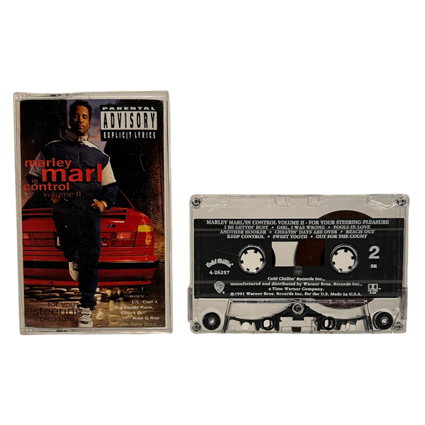 •MARLEY MARL - IN CONTROL VOL II - FOR YOUR STEERING PLEASURE• ~1991 OG PRESSINGS~ (CD & CASSETTE TAPE)