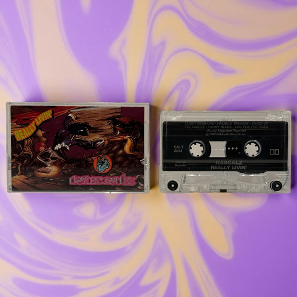 •RASCALZ - REALLY LIVIN’• ~1993 OG PRESSING~ (CASSETTE TAPE)
