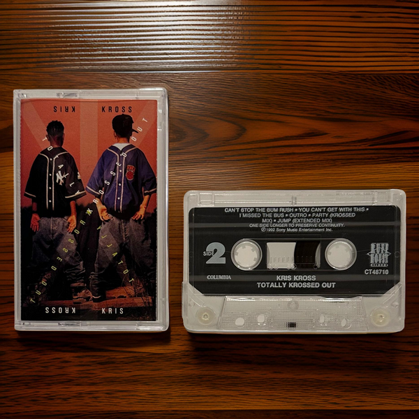 •KRIS KROSS ~ TOTALLY KROSSED OUT• ~1992 OG PRESSING~ (CASSETTE TAPE) (1)