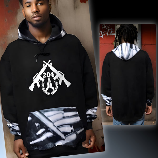 ^204 LA FAMILIA^ ~TEAM AK~ LUX HOODIES (CUT & SEW WITH EMBROIDERED LOGOS)