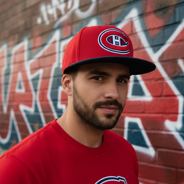 *Montreal Canadiens* snapback hats by Mitchell & Ness
