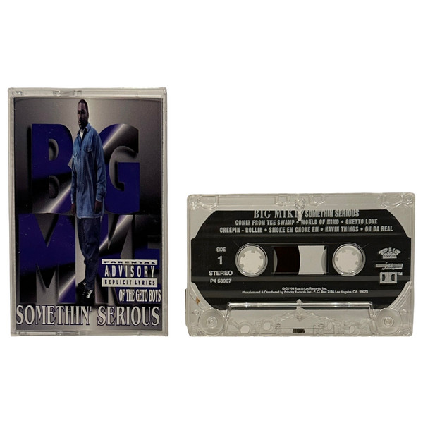 •BIG MIKE - SOMETHIN’ SERIOUS• ~1994 OG PRESSINGS~ (CD & CASSETTE TAPE)