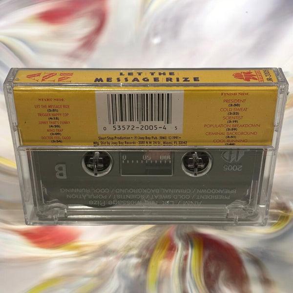 •ANM - LET THE MESSAGE RIZE• ~1991 OG PRESSING~ (CASSETTE TAPE)