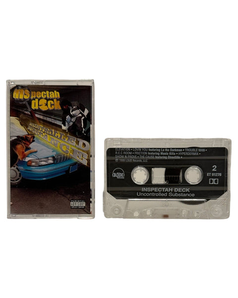 •INSPECTAH DECK - UNCONTROLLED SUBSTANCE• ~1999 OG CANADIAN PRESSINGS~ (CD & CASSETTE TAPE)