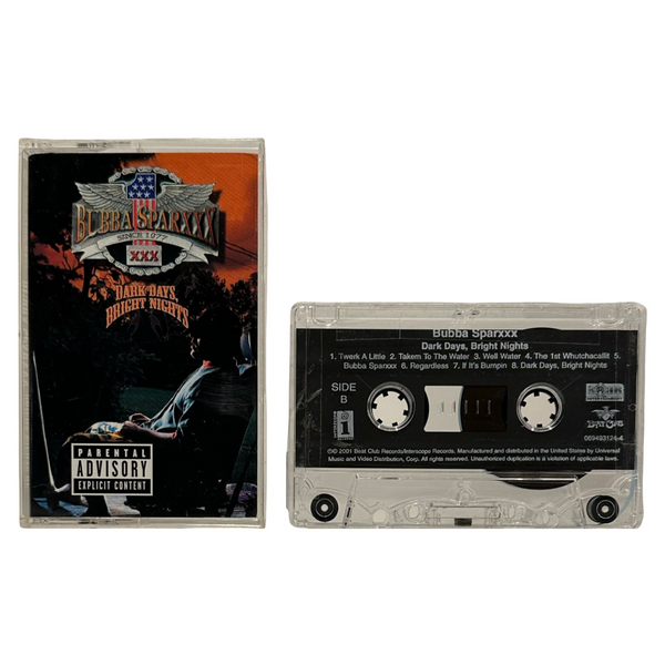•BUBBA SPARXXX - DARK DAYS, BRIGHT NIGHTS OF• ~2001 OG PRESSINGS~ (CD & CASSETTE TAPE)