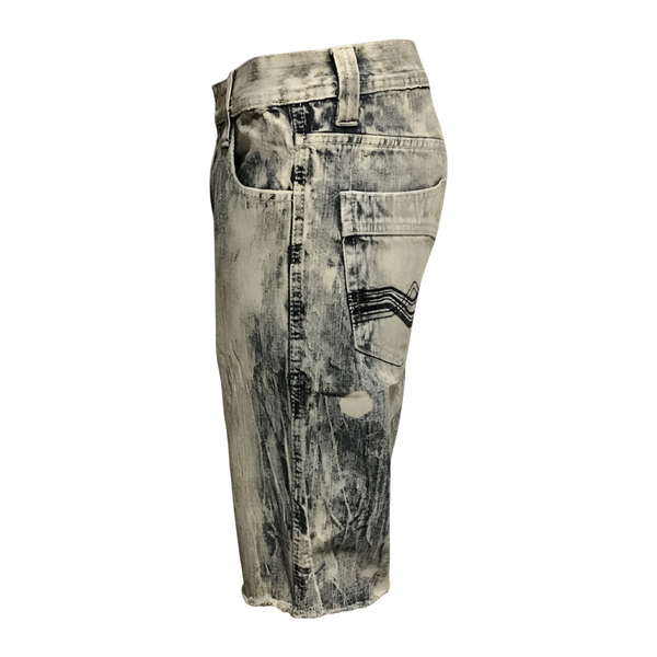 *WT02* ~RIPPED~ •DENIM SHORTS FOR MEN• (WAIST 30”)