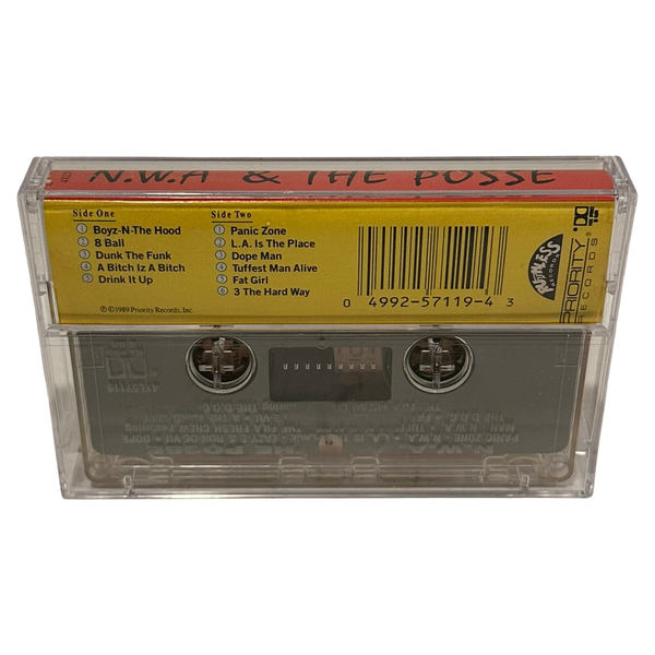 •N.W.A & THE POSSE - COMPILATION• ~1989 OG REPRESINGS~ (CD & CASSETTE TAPE) (ORIGINALLY RELEASED IN 1986)