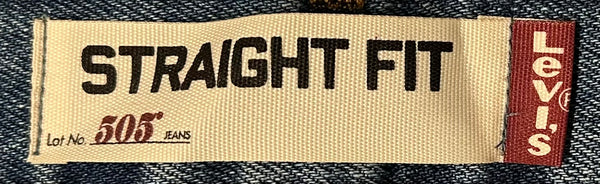 *LEVI STRAUSS & CO.* ~505 Denim jeans for men~ •STRAIGHT FIT• ~34” WAIST X 32” LEG~