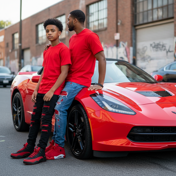 *COTTON BEST* (RED) COTTON T-SHIRTS
