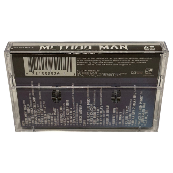 •METHOD MAN ~ TICAL 2000: JUDGEMENT DAY• ~1998 OG PRESSINGS~ (CD & CASSETTE TAPE)