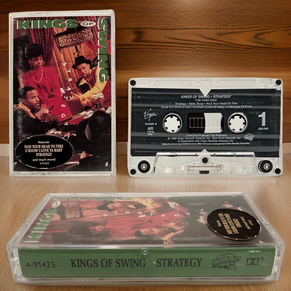 •KINGS OF SWING - STRATEGY• ~1990 OG PRESSING~ (CASSETTE TAPE)