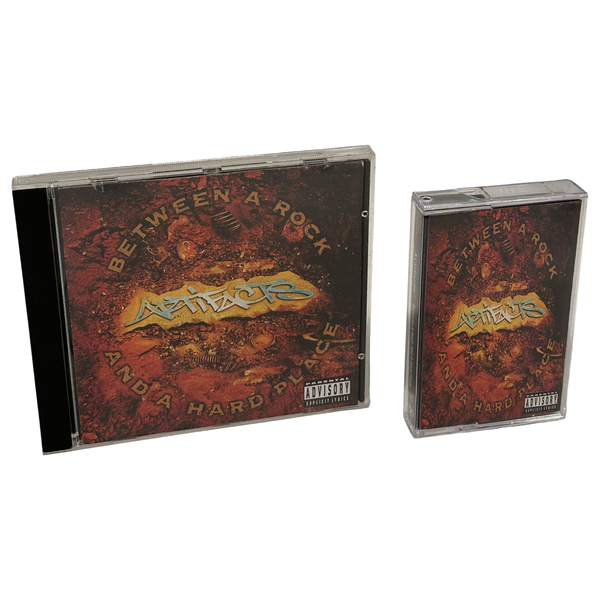•ARTIFACTS - BETWEEN A ROCK AND A HARD PLACE• ~1994 OG PRESSINGS~ (CD & CASSETTE TAPE)