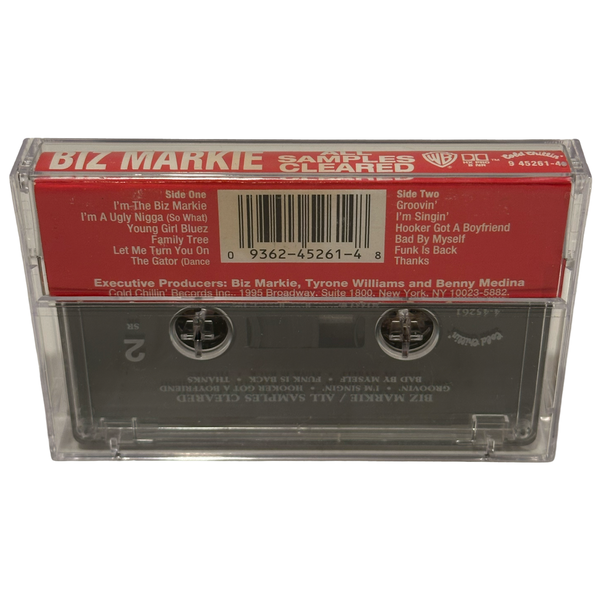 •BIZ MARKIE - ALL SAMPLES CLEARED• ~1993 OG PRESSING~ (CASSETTE TAPE)