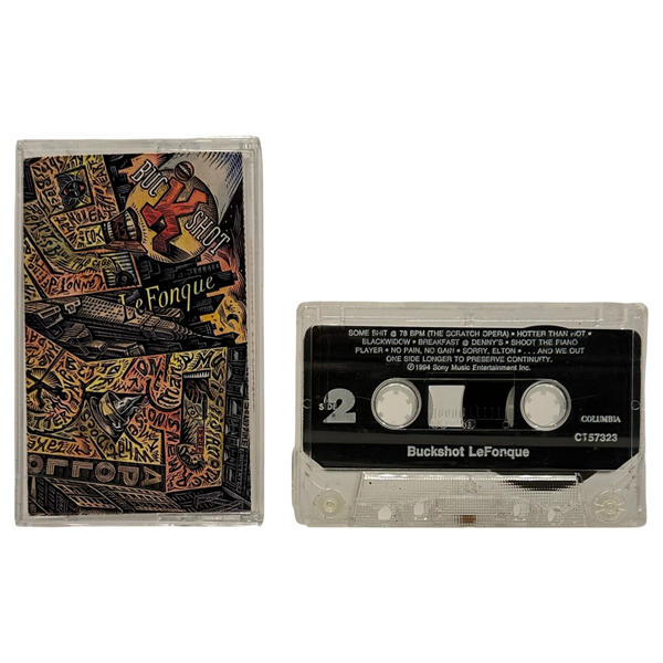 •BUCKSHOT LeFONQUE - BUCKSHOT LeFONQUE• ~1994 OG PRESSINGS~ (CD & CASSETTE TAPE)