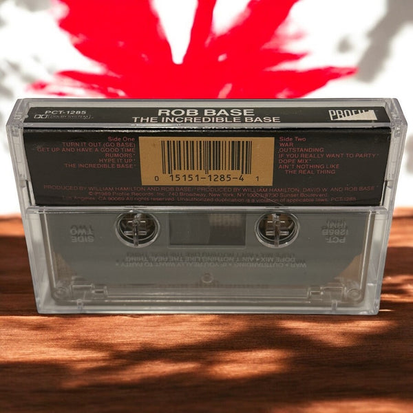 •ROB BASE ~ THE INCREDIBLE BASE• ~1989 OG PRESSING~ (CASSETTE TAPE)