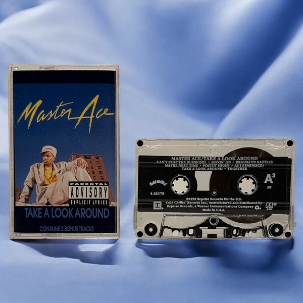 •MASTER ACE - TAKE A LOOK AROUND• ~1990 OG PRESSING~ (CASSETTE TAPE)