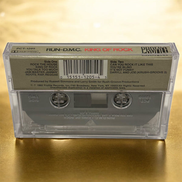 •RUN-DMC ~ KING OF ROCK• ~1985 OG PRESSING~ (CASSETTE TAPE) (2)