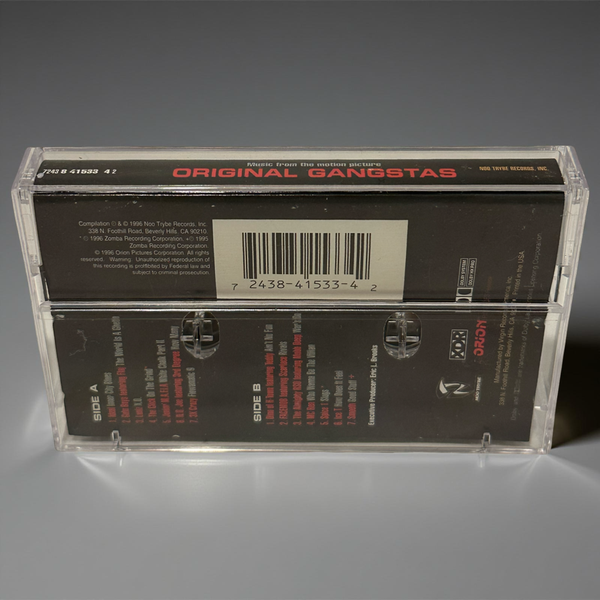 •ORIGINAL GANGSTAS - MUSIC FROM THE MOTION PICTURE• ~1996 OG PRESSING~ (CASSETTE TAPE)